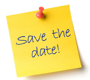 Save the date on a post-it