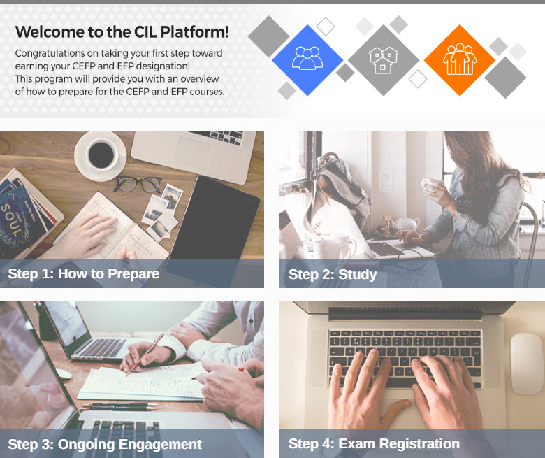 snapshot of CIL Home page