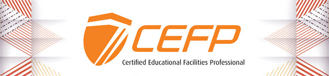 official CEFP logo on white background with triangles