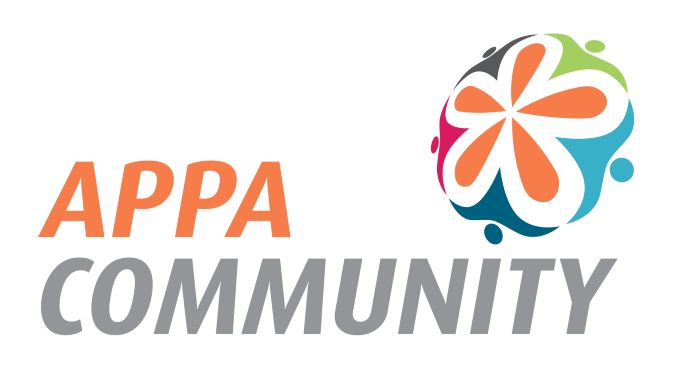 APPA Community Logo with flower image