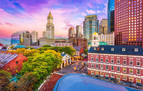 Boston skyline image