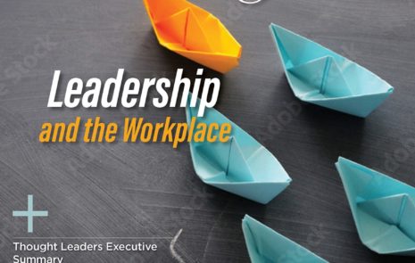Cover image of the September/October 2023 Facilities Manager, published by APPA. The theme is Leadership and the Workplace. The cover shows an orange boat leading several blue boats.
