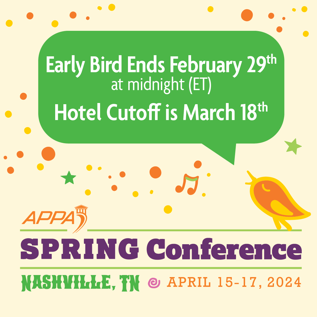 Spring conference 2024 Early Bird Notice